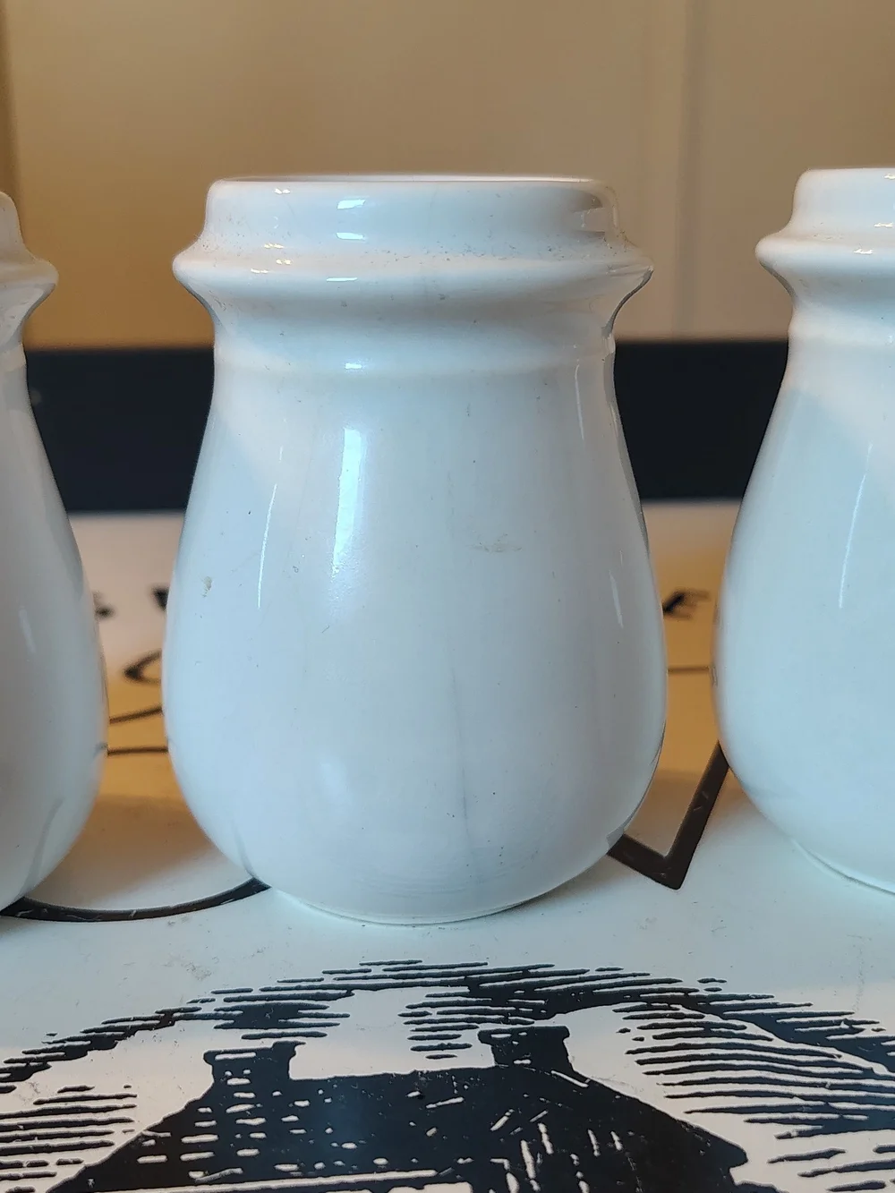 Vintage 1988 SJL Floral Ceramic Jars (Set of 3)